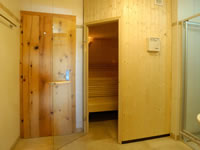 Sauna in der Ferienwohnung für 14 Personen